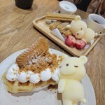 カフェ オン - クロッフル　ロータス