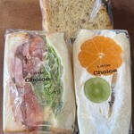 Little Choice - 紅茶シフォン、BLT、みかん