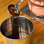 Sumibi Yakiniku Su-Pa-Horumon - 食欲を注がれる秘伝のゴマ油。