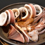 郡八 - スルメイカの肝焼き