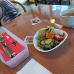 ういすぱー - セットのサラダ等