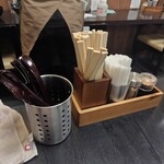 権現茶屋 - 調味料はホワイトペッパーのみ