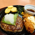 デニーズ - おろしハンバーグと牡蠣フライ