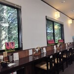 権現茶屋 - 店内カウンター席の様子