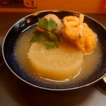 chiki chikin - おでん 気まぐれ３種盛り：550円