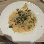 Cantare - 小エビときのこのレモンクリームソース