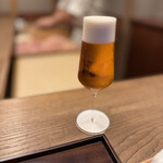 木山 - 生ビールで乾杯