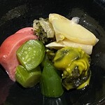 しおて - お漬物盛り合わせ