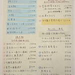 しおて - メニュー①（2024.10某日）