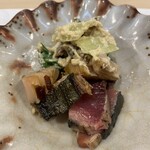 うを徳 - 藁炙り：明石産 鰆、気仙沼産 鰹