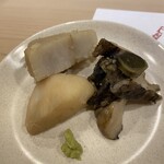 うを徳 - 房州白浜産 黒鮑 & 肝、京都山城産 海老芋