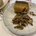 うを徳 - 高知県仁淀川産 落ち鮎子持ち、　青森県小川原湖産 ゴリ　有馬煮