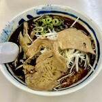 蜂屋 - 塩ラーメン（醤油より黒いですが…）