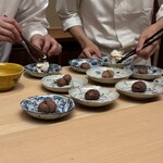 徳ㇵ本也 - 丹波栗を合わせて