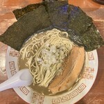 麺処 ゆうき - 濃厚煮干そば・１１００円＋海苔3枚・150円