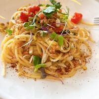 Trattoria Tabule - タコとオリープ、ドライトマトのラグーソース
                      ヒマワリデュカ