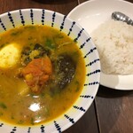 MOMO's Cafe&Restaurant - ぬおー、スープフィッシュカレーセット1,600円