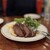 オシノ - 料理写真:牛ハラミのステーキ フレンチフライ添え