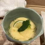 焼鳥 ふじ田 - 松茸茶碗蒸し