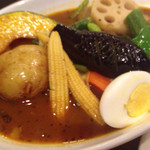 カレー食堂 心 - 一日分の野菜のスープカレー　１２００円