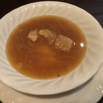 ステーキハウスニューテキサス - オニオンスープ