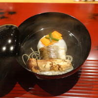 おおたに - むかご真丈、かます、松茸のお椀