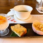 chinois 蓮歩 - デザート盛り合わせ