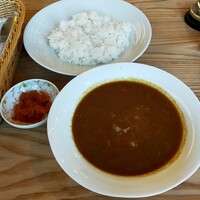 浅草辻むら - すっぽんカレー（サラダ・福神漬け・デザート付きで1650円）