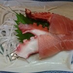 鳥処松藤 - 刺身 まぐろ・たこ