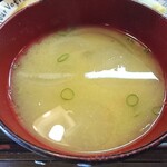 鳥処松藤 - 味噌汁