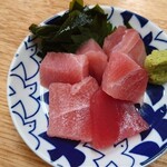 大衆酒場 西もり - マグロ刺し　450円