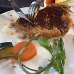 コックドールかげやま - ポークカツ(デミグラス)