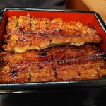 鰻 むさし乃 - これぞ100名店の鰻重！ご飯が見えません。