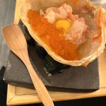 寿司 牡蠣 裏天王寺サカナエビス/Sushi Oyster Sakana-Ebisu Osaka - エビカニ合戦(テーブル到着時)