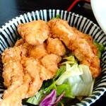 金丸本店 - 味良しのミニから揚げ丼(^o^)v