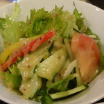 ビストロ茶葉蘭 - ミニ野菜サラダ付き