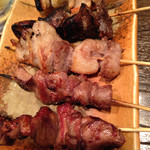 やきとん みつぼ - おまかせ5本盛り