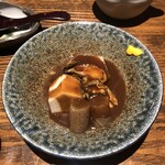 蕎麦小路 さわらび - 牡蠣、里芋、こんにゃく：味噌