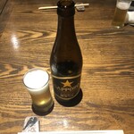 蕎麦小路 さわらび - サッポロ黒ラベル 中瓶