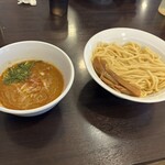 らーめんONE - 海老つけ麺 中盛り（無料）1,000円♪