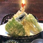 泉屋 - 上手く揚げられた天ぷら