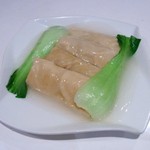 味王 - 中国湯葉の五目詰めチンゲン菜炒め