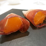 レストラン ラッセ - 26年4月　プロシュット・ディ・チンタネーゼ　清見オレンジ