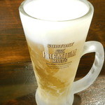 キンキンに冷えた生ビール