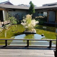 鉄板・懐石 くら馬 - お部屋から見える美しい中庭でーす