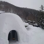 鶴の湯温泉 - かまくらも利用できました