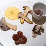 レストラン オオツ - 2024.10 キノコ料理の盛り合わせ