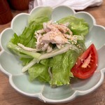 鳥つね自然洞 - サラダ