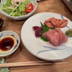 鳥つね自然洞 - 鳥刺し