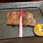 後生掛温泉 - 和牛西京焼き焼き栗添え